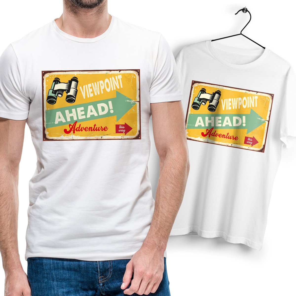 T-Shirt Podkoszulek Męski Outdoor living camping kemping góry Na Prezent