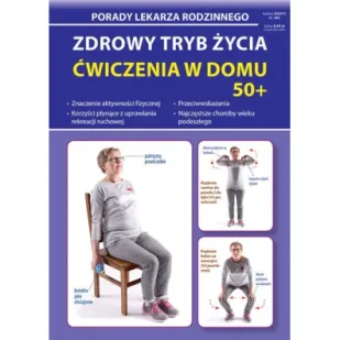 Zdrowy tryb życia Ćwiczenia w domu 50+ - Zdrowie - poradniki - miniaturka - grafika 1