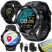 Smartwatch - Aries Watches K37 GPS Czarny - miniaturka - grafika 1