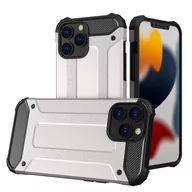 Etui i futerały do telefonów - Hybrid Armor pancerne hybrydowe etui pokrowiec iPhone 13 Pro Max srebrny - miniaturka - grafika 1