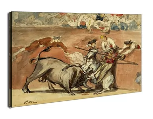 Bullfight, Edouard Manet - obraz na płótnie Wymiar do wyboru: 90x60 cm - Obrazy i zdjęcia na płótnie - miniaturka - grafika 1