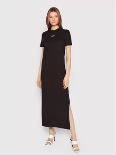 Sukienki - Calvin Klein Jeans Sukienka codzienna J20J218789 Czarny Regular Fit - grafika 1