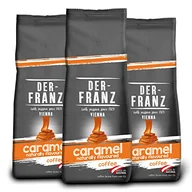 Kawa - Der-Franz Kawa palona ziarnista o smaku karmelowym, kawy z gatunku Arabici i Robusty, 3 x 500 g - miniaturka - grafika 1