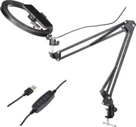 Akcesoria do oświetlenia - KA-LINE STAND KA-LINE STAND WL/NB-35 lampa pierścieniowa LED z ramieniem i uchwytem na telefon - miniaturka - grafika 1