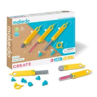 Zabawy w naśladowanie dorosłych - Zestaw narzędzi do konstruowania DIY Makedo - Create 260 el. - miniaturka - grafika 1