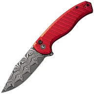Noże - Nóż składany Civivi Stormhowl Damascus Aluminum - Red - miniaturka - grafika 1