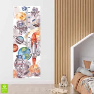 Wyposażenie pokoiku dziecięcego - Samoprzylepna miarka wzrostu - Kosmos - miniaturka - grafika 1