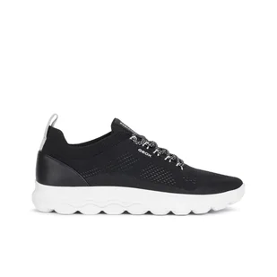 Męskie Sneakersy GEOX U SPHERICA U15BYA-0006K-C9999 – Czarny - Sneakersy męskie - miniaturka - grafika 1