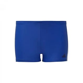 Kąpielówki dla chłopców - adidas Spodnie dziecięce uniseks Bx 3S Y niebieski Royblu/White 92 - grafika 1