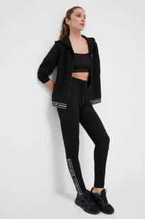 EA7 Emporio Armani dres damski kolor czarny - Dresy damskie - miniaturka - grafika 1