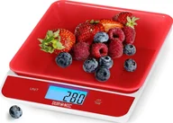 Wagi kuchenne - Duronic KS100 RD z misą do 5kg czerwono - biała - miniaturka - grafika 1