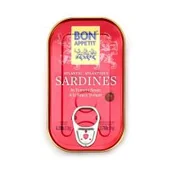 Konserwy i dania rybne - Bon Appetit Sardynki portugalskie w sosie pomidorowym 120 g - miniaturka - grafika 1