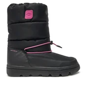 Buty dla dziewczynek - Śniegowce Geox Willaboom J46HWB 0FU54 C0922 D Czarny - miniaturka - grafika 1