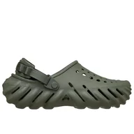 Klapki i japonki męskie - Klapki unisex Crocs X-Echo Clog 207937-3J5 - zielone - miniaturka - grafika 1