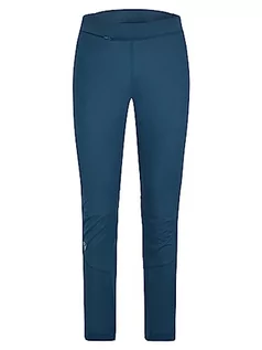 Spodnie damskie - Ziener NURA damskie spodnie softshellowe, spodnie do biegania, wiatroszczelne, elastyczne, granatowe, rozmiar 46 - grafika 1