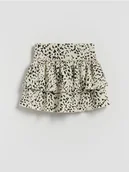 Spodnie i spodenki dla dziewczynek - Reserved - Spódnica z falbaną - wielobarwny - miniaturka - grafika 1