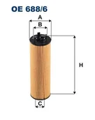Filtry oleju - Filtr oleju Filtron OE 688/6 - miniaturka - grafika 1
