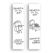 Zakładki do książek - Molom Zakładka kartonowa - Książka trzyma w napięciu - gadżet - miniaturka - grafika 1