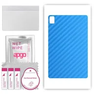 Akcesoria do tabletów i e-booków - folia naklejka skórka strukturalna na TYŁ do Blackview Tab 16 - Carbon Niebieski - apgo SKINS - miniaturka - grafika 1