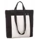 Torebki damskie - Torebka Ultralight Sq Tote40 CB Black/Ancient White K60K610556 0GM (CK266-a) Calvin Klein - miniaturka - grafika 1