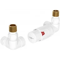 Zawory i kraniki - Mexen G00 zestaw termostatyczny osiowy, biały - W903-900-20 - miniaturka - grafika 1