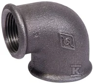 Akcesoria hydrauliczne - Kolano redukcyjne nakrętne 1X1/2" czarne A1, NR 6 , NR 90R - miniaturka - grafika 1