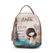 Plecaki - Plecak ANEKKE - 34705-188 Beżowy Kolorowy - Anekke - miniaturka - grafika 1