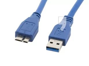 LANBERG LANBERG Kabel USB 3.0 micro AM-MBM5P 0.5M niebieski (CA-US3M-10CC-0005-B) - Kable USB - miniaturka - grafika 3