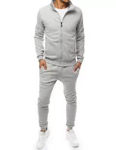 Dres męski jasnoszary Dstreet AX0228-M - Dresy męskie - miniaturka - grafika 1
