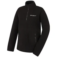 Bluzy sportowe damskie - Bluza damska Husky Addy L Rozmiar: L / Kolor: czarny - miniaturka - grafika 1