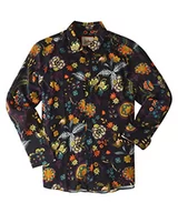 Koszule męskie - Joe Browns Męska koszula z mieszanymi kwiatami, czarna, M, Czarny, M - miniaturka - grafika 1