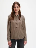 Koszule damskie - Elegancka wzorzysta koszula - miniaturka - grafika 1