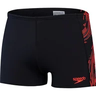Kąpielówki męskie - Bokserki pływackie męskie Speedo Tech Panel Aquashort - miniaturka - grafika 1