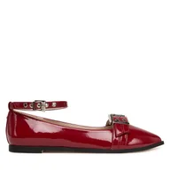 Baleriny - Baleriny Buffalo Marly Ankle 1621027 Czerwony - miniaturka - grafika 1