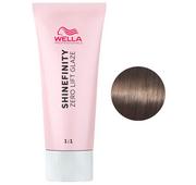 Farby do włosów i szampony koloryzujące - Wella Shinefinity Zero Lift Glaze, farba półtrwała do włosów, 04/07 brown, 60ml - miniaturka - grafika 1