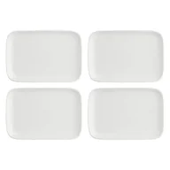 Tace i patery - LA PORCELLANA BIANCA ESSENZIALE NEW AGE 4 tace prostokątne 22x15 cm - miniaturka - grafika 1