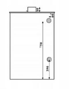 Piec stalowy wolnostojący z płaszczem wodnym 5+7=12 kW - spełnia anty-smogowy EkoProjekt 04482063 - Piece wolnostojące - miniaturka - grafika 4