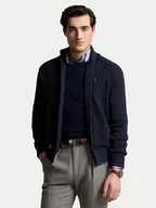 Swetry męskie - Polo Ralph Lauren Kardigan 710941093001 Granatowy Regular Fit - miniaturka - grafika 1