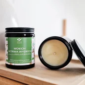 Świece - Świeca sojowa WDECH I K*RWA WYDECH - świeca sojowa zapachowa - 180 ml - miniaturka - grafika 1