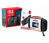 Konsole Nintendo - Nintendo Switch 2 Joy-Con Czarny + Szkło Trust GXT 1254 + Etui Yaxo Hurricane - miniaturka - grafika 1