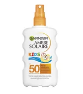 Balsamy i kremy do opalania - Garnier spray ochronny dla dzieci SPF50 Ambre 200m - miniaturka - grafika 1