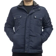 Kurtki męskie - Kurtka Męska Przejściowa Ocieplana Na Jesień Zimę Ebound A134536 S - miniaturka - grafika 1