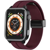 Smartwatch - BEMI Senio Bordowy - miniaturka - grafika 1