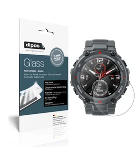 2x Amazfit T-Rex Smartwatch folia ochronna matowa - Anti-Shock 9H folia dipos Glass - Akcesoria do smartwatchy - miniaturka - grafika 1