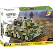 Klocki - Klocki plastikowe COBI Historical Collection World War II Panzerjäger Tiger Ausf.B COBI-2733 - miniaturka - grafika 1