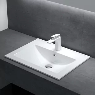 Umywalka Naszafkowa Z Konglomeratu Onyx 60 Cm - Umywalki - miniaturka - grafika 1