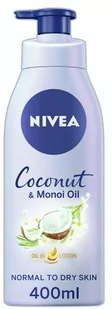 Balsam kokosowy z olejkiem monoi Nivea Coconut Lotion Oil&amp;Monoi Oil 400 ml (4005900631268) - Balsamy i kremy do ciała - miniaturka - grafika 1
