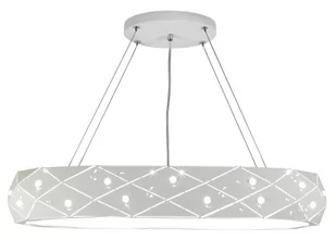 Candellux Lighting lampa sufitowa GLANCE 31-59178 metalowa 65cm okrągła do salonu żyrandol kryształki 31-59178 - Lampy sufitowe - miniaturka - grafika 1