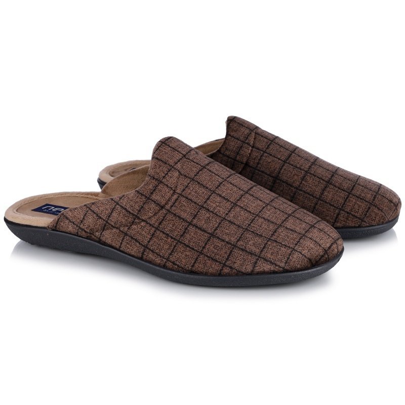 Pantofle męskie hiszpańskie Neles 18721 TOSTADO R.45