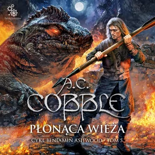 Płonąca wieża. Beniamin Ashwood. Tom 5 - Audiobooki - fantastyka i horror - miniaturka - grafika 1